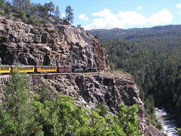 Durango to Silverton train ride.