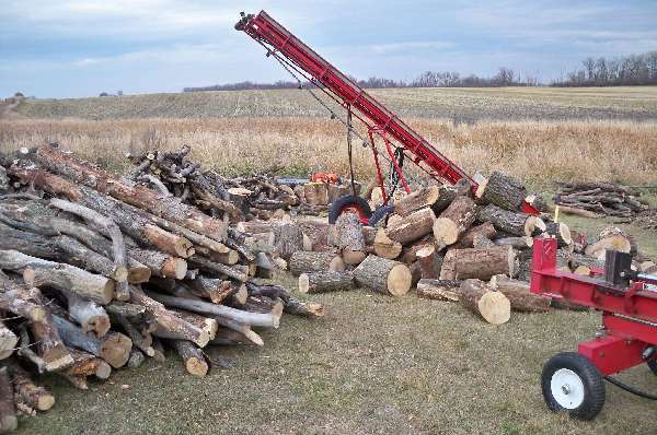 Nearly 20 cords of firewood brought home in under 5 days.  