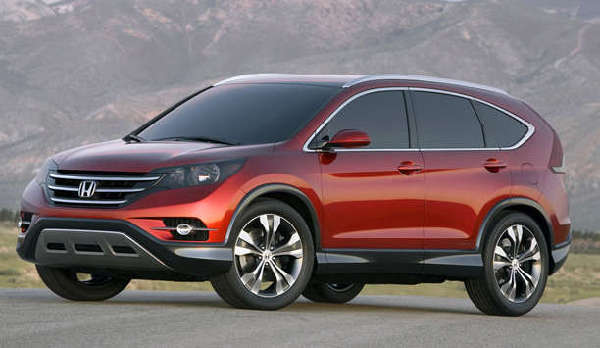The new look of the 2012 Honda CRV