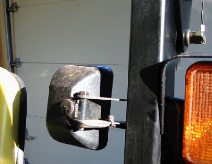 John Deere Rear Work Light mounted on 4310 ROPS.