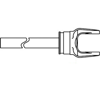 A-65496 ASSY 12 YOKE & SHAFT 38