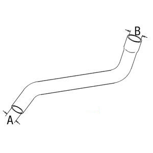 A-1002776C2 RADIATOR HOSE TOP        