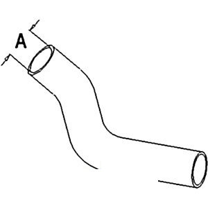 A-102764A RADIATOR HOSE LOWER      