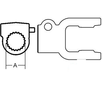 A-278812 TRACTOR YOKE QD          