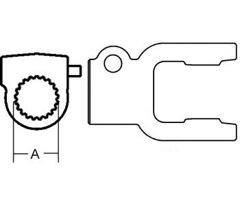A-47612 TRACTOR YOKE 1800 SER    