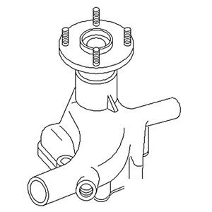 A-1058287C91 WATER PUMP               