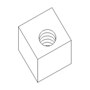 A-108507C1 BLOCK DRAWBAR STOP       