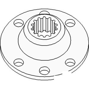 A-10A20744 HUB FLYWHEEL             