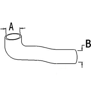 A-10A9932 RADIATOR HOSE LOWER      