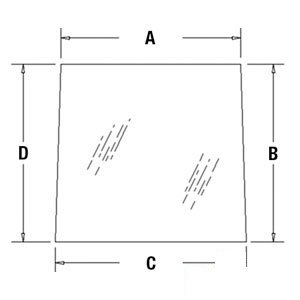 A-116809A5 WINDSHIELD               
