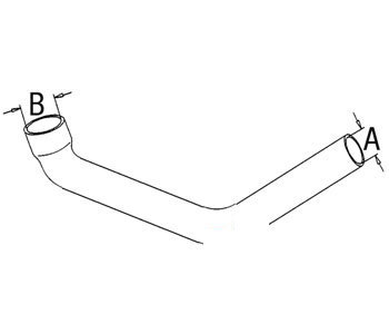 A-120780C1 RADIATOR HOSE TOP        
