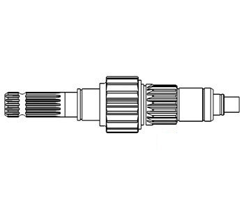 A-120985C1 PTO SHAFT 1000 RPM       