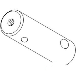 A-1259512C2 PIN REAR AXLE PIVOT      