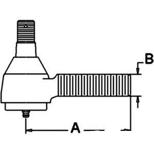 A-1277451C1 TIE ROD RH THREAD        