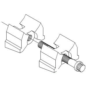 A-1287801C91 WEDGE KIT REAR WHEEL     