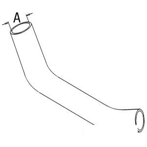 A-1289072C1 RADIATOR HOSE TOP        
