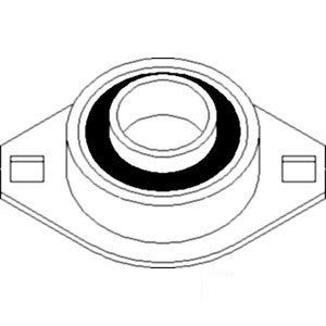 A-1317250C91 BEARING FLANGED          