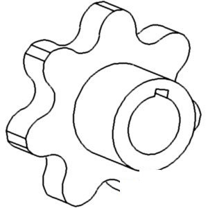 A-1319176C1 SPROCKET GRAIN ELEVATOR  