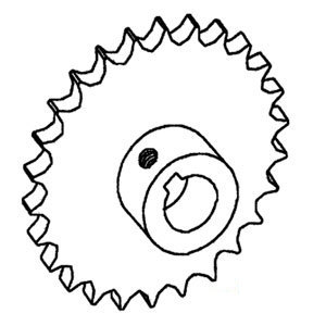 A-1347360C1 SPROCKET GRAIN TANK      
