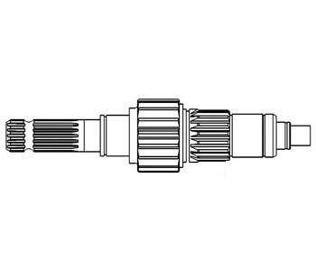 A-148664C1 PTO SHAFT 1000 RPM       