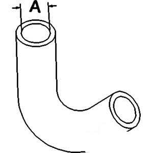 A-15221-72850 RADIATOR HOSE BOTTOM     