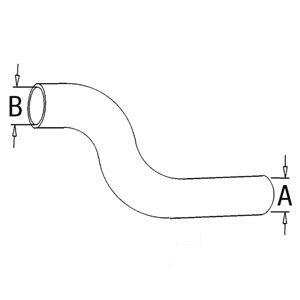 A-1536489C1 RADIATOR HOSE UPPER      