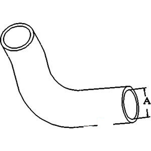 A-15481-72940 TOP RADIATOR HOSE        