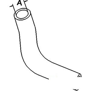 A-15484-72940 RADIATOR HOSE TOP        