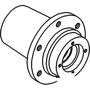 A-155193A HUB FRONT WHEEL          