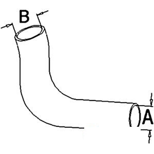A-156542A RADIATOR HOSE LOWER      