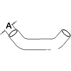 A-158664A RADIATOR HOSE UPPER      