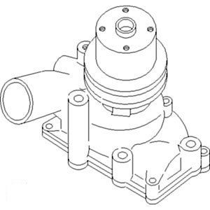 A-159925AS WATER PUMP W/ PULLEY     