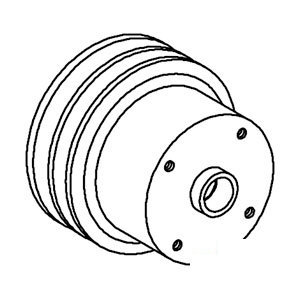 A-164041A PULLEY WATER PUMP        