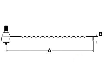 A-164365A TIE ROD OUTER            