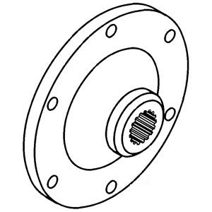 A-164812A PTO DRIVE HUB (6 BOLT)   