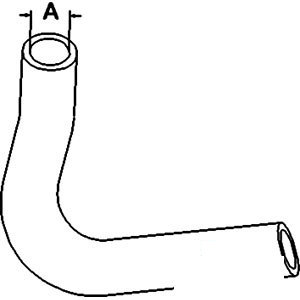 A-16541-72850 RADIATOR HOSE BOTTOM     