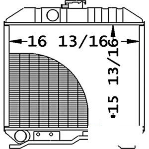 A-17355-72060 RADIATOR                 