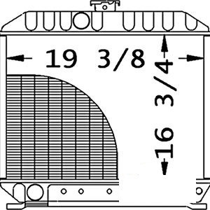A-17365-72060 RADIATOR                 