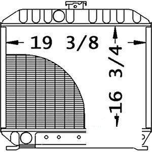 A-17381-72060 RADIATOR                 