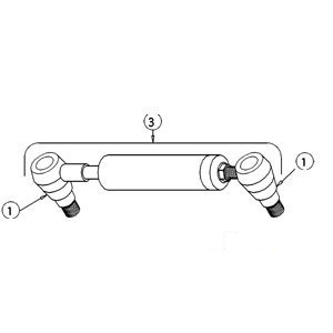 A-511562M91 POWER STEER CYLINDER     