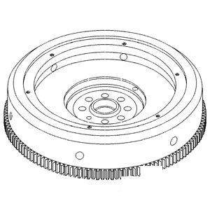 A-1808413C92 FLYWHEEL W/ RING GEAR    