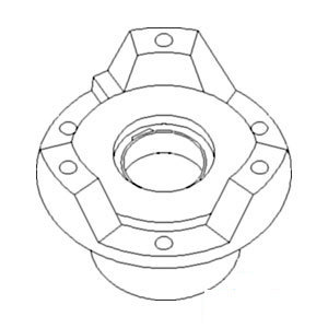 A-183210C91 HUB ASSY ELEVATOR JACKSH 