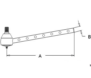 A-186235M91 OUTER TIE ROD LH         