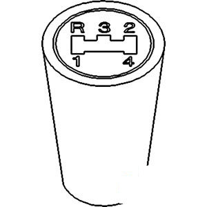 A-1862400M1 4 SPEED KNOB             