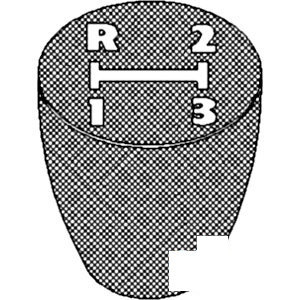A-1862401M1 SHIFT LEVER KNOB-3 SPEED 