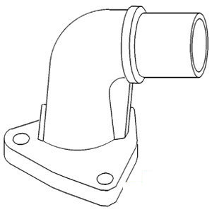 A-1862807M1 ELBOW EXHAUST (90�)      
