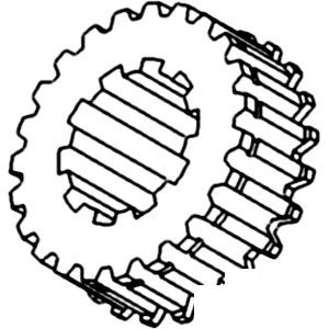 A-1872271M1 HUB GROUND SPEED PTO     