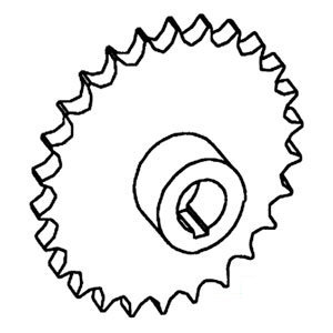 A-192925C1 SPROCKET GRAIN TANK      