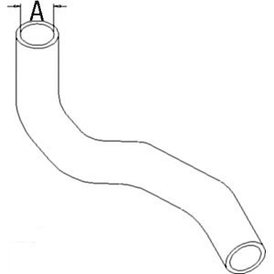 A-187554M1 RADIATOR HOSE LOWER      