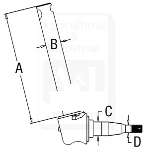 A-189751M92 SPINDLE LH/RH            